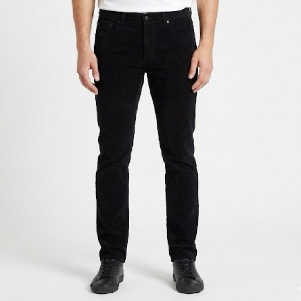 Brax Cooper Fancy textured woven pants regular fit straight leg black 44